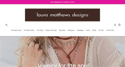 Desktop Screenshot of lauramatthewsdesigns.com