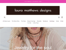 Tablet Screenshot of lauramatthewsdesigns.com